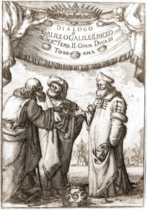 亚里士多德，托勒密和尼古拉斯哥白尼（Nicolaus Copernicus，1473-1543）（天文学家）在谈话中 - 在“关于世界上两个最伟大的系统的对话”中称“伽利略，伽利略linceo，al Ser.Mo F 作者 不明